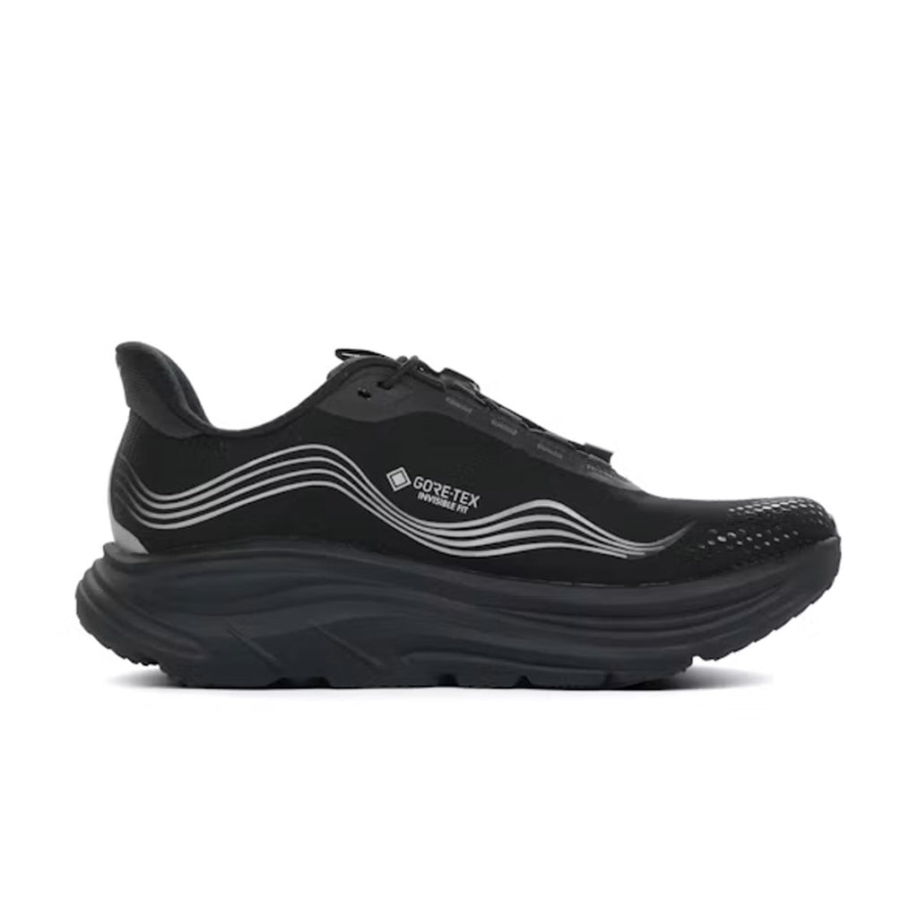 Hoka Clifton 11 GTX herre løbesko i sort med GORE-TEX detalje