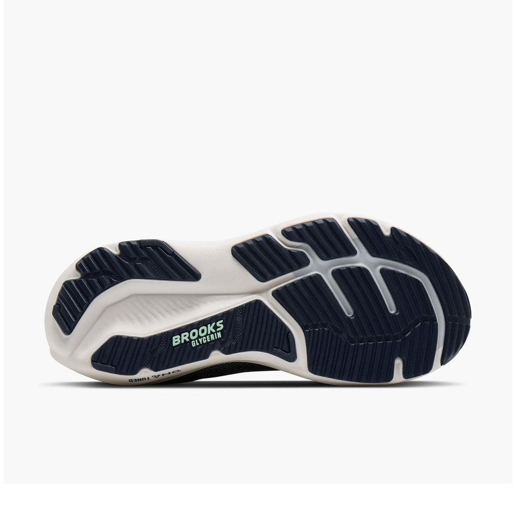 Brooks Glycerin 23 løbesko dame undersål med mønster