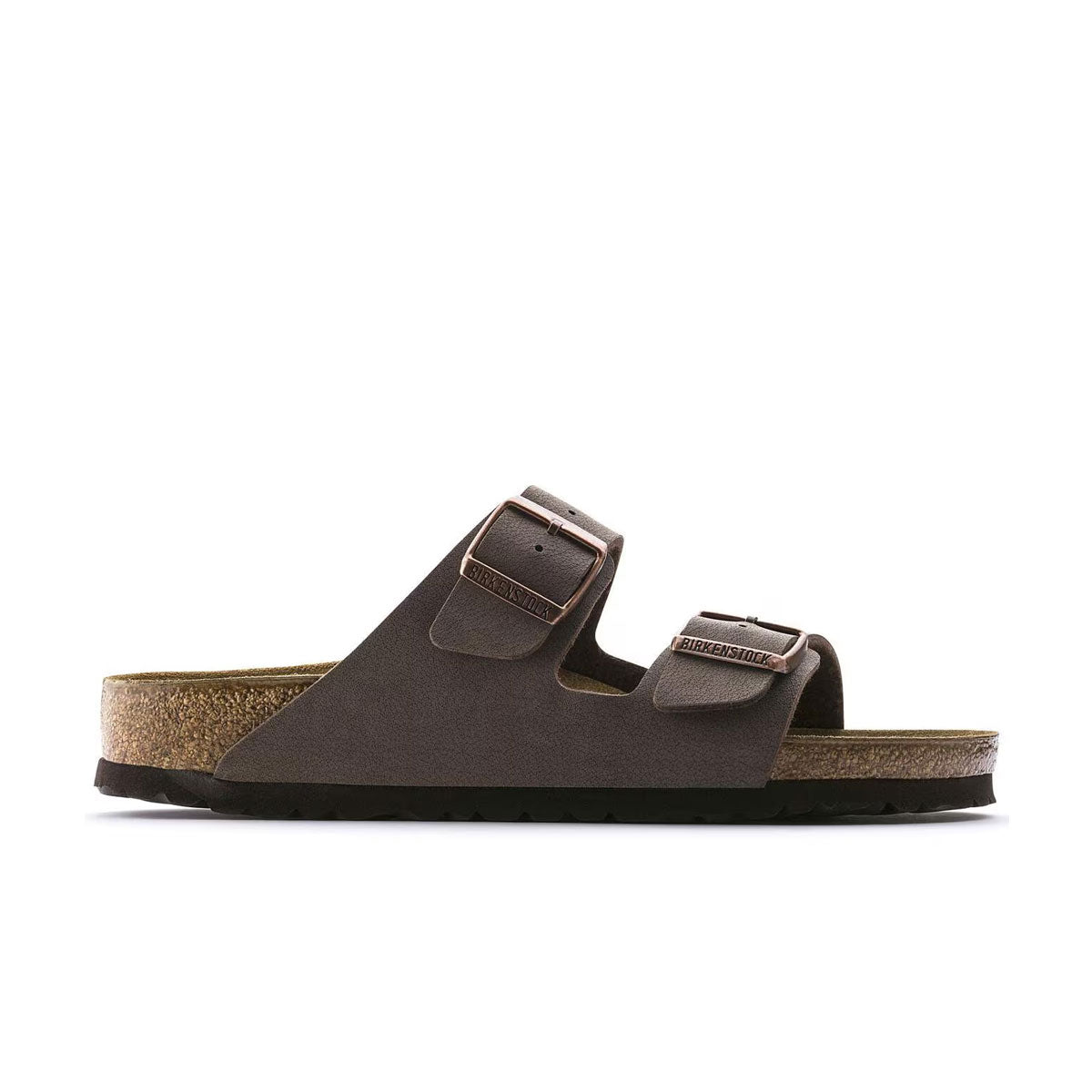 Birkenstock Arizona BF sandaler i nubuck mocca, størrelse small