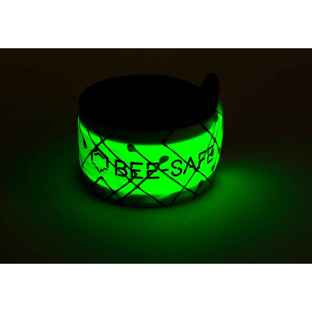 BEE SAFE Led Click Band USB Lime