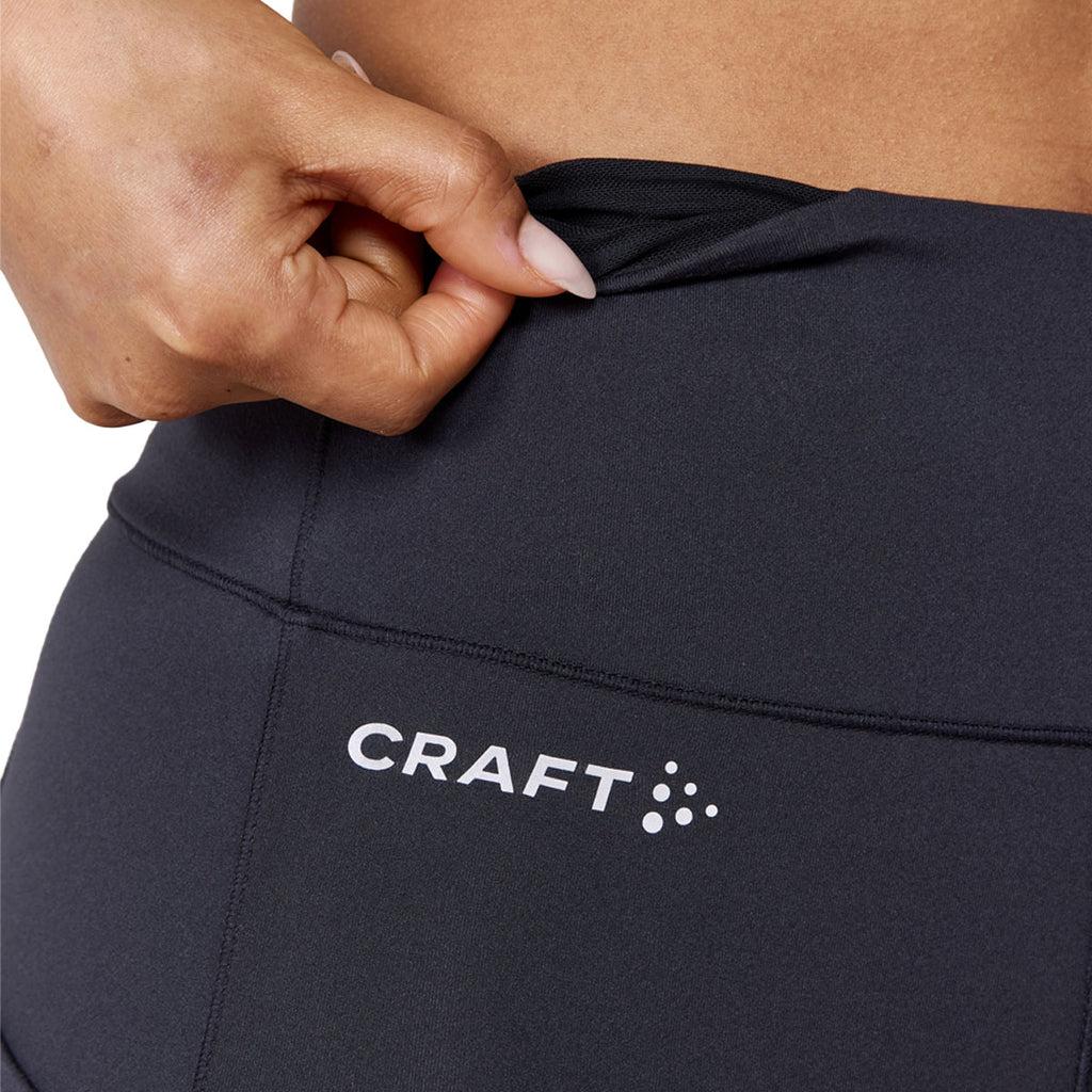 CRAFT ADV Essence korte tights dame med logo og lommekant