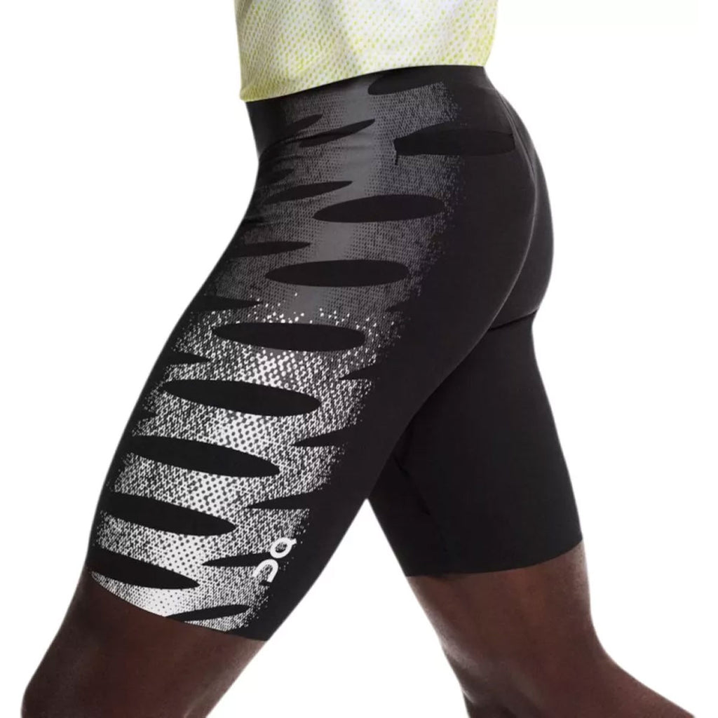 On Zero kort tights til mænd med grafisk sort hvidt print