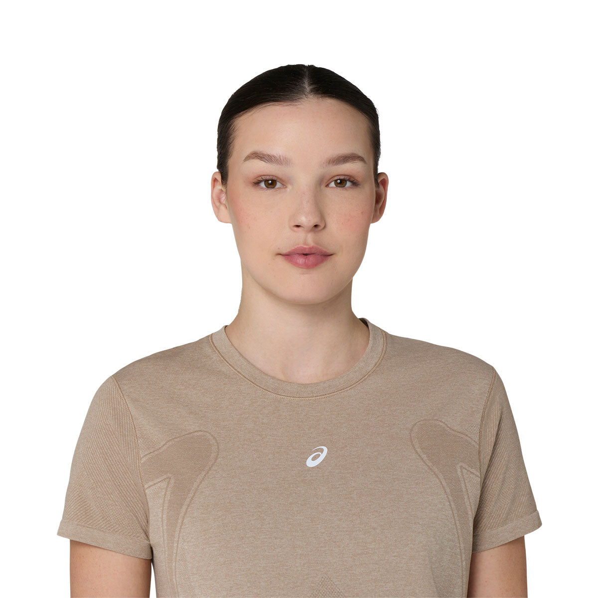 ASICS Road Seamless kortærmet T-shirt dame i beige