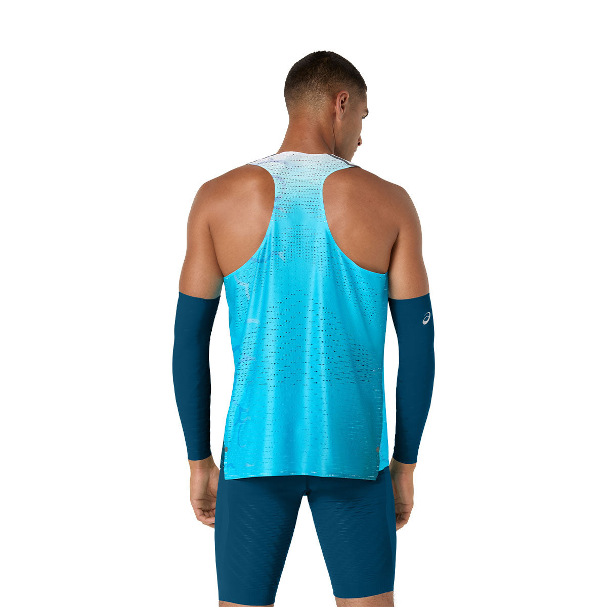 ASICS Metaspeed herre singlet i turkis med racerback