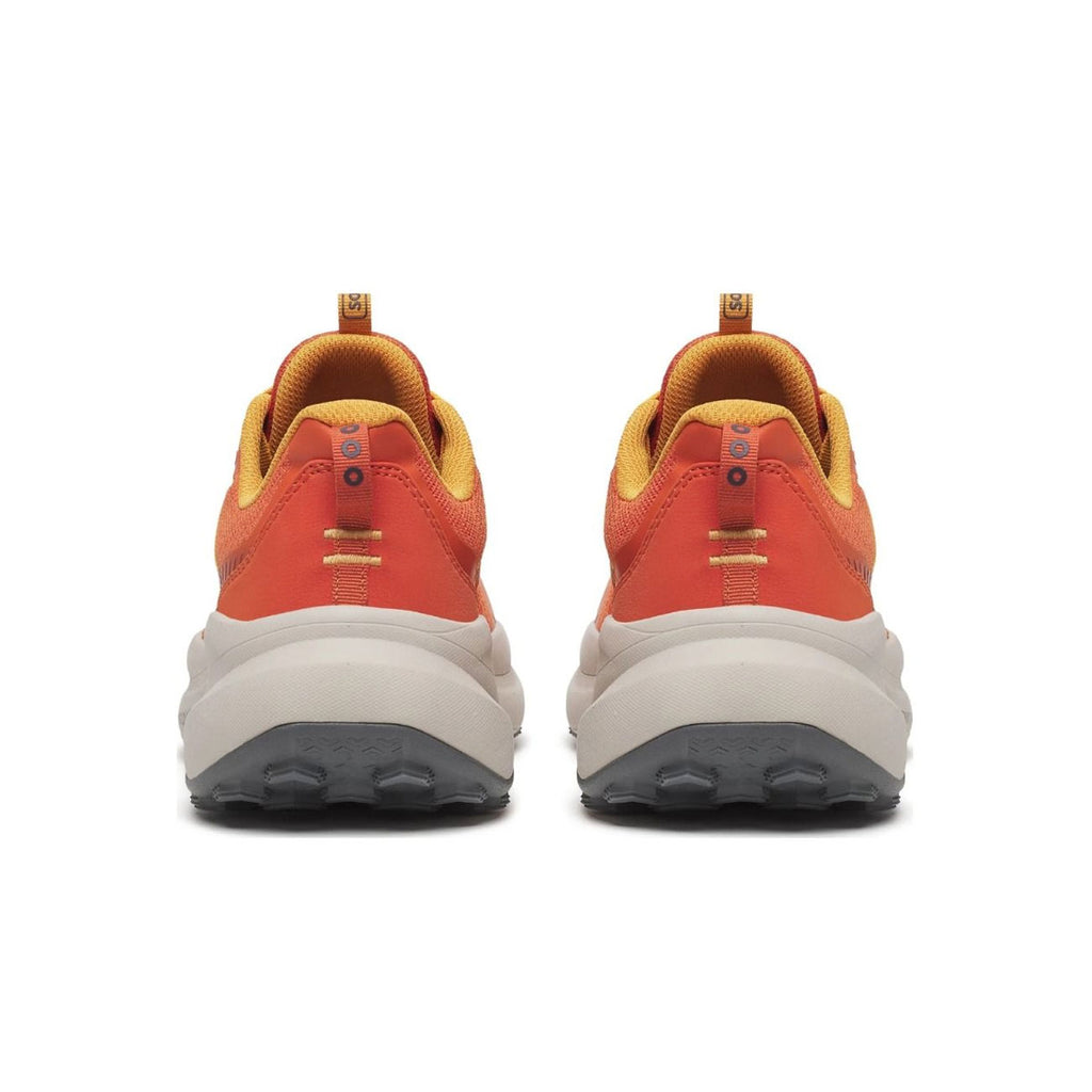 Saucony Xodus Ultra 4 herre trailsko i orange med snørebånd og grov sål