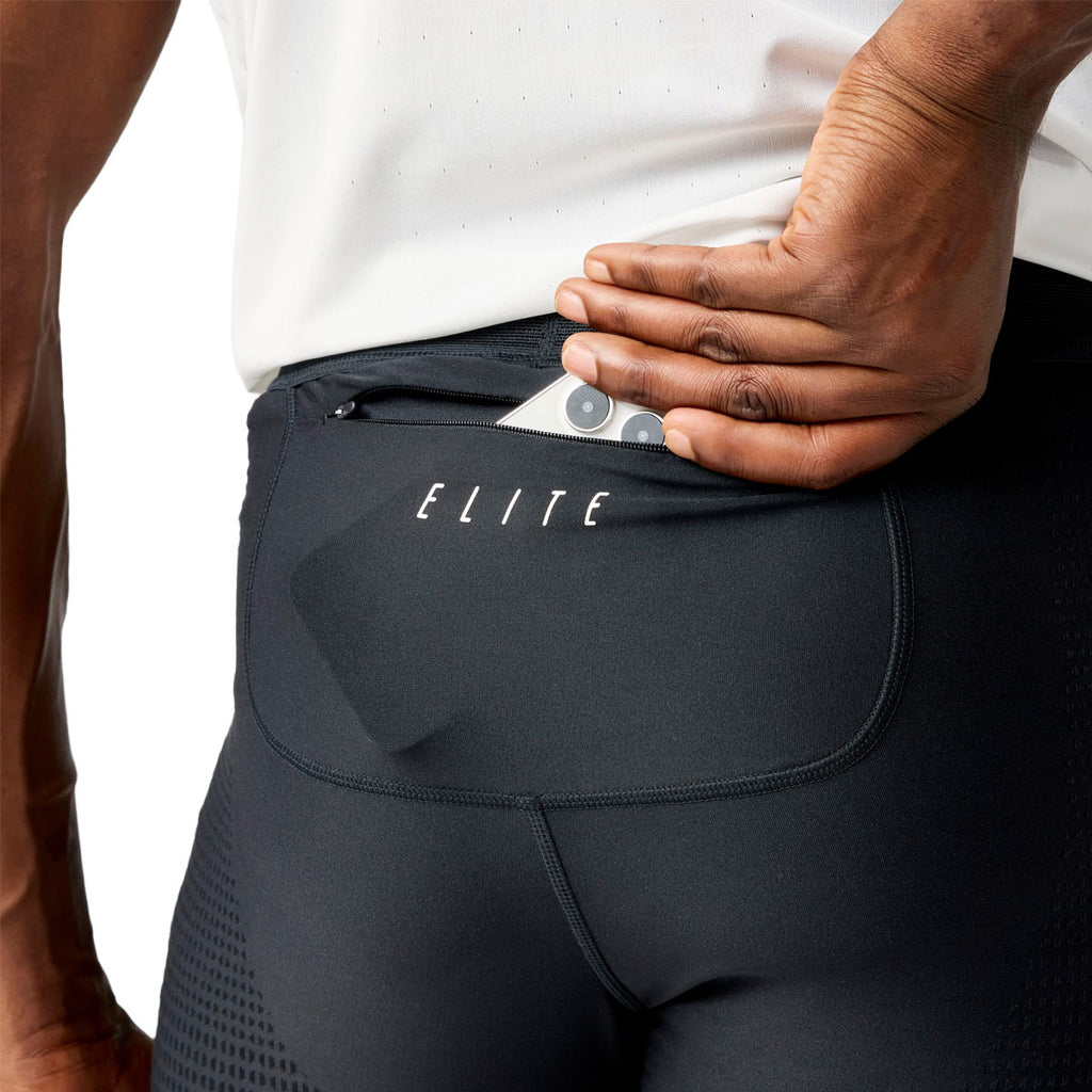 Brooks Hyperion Elite herre kort tight med logo og lomme