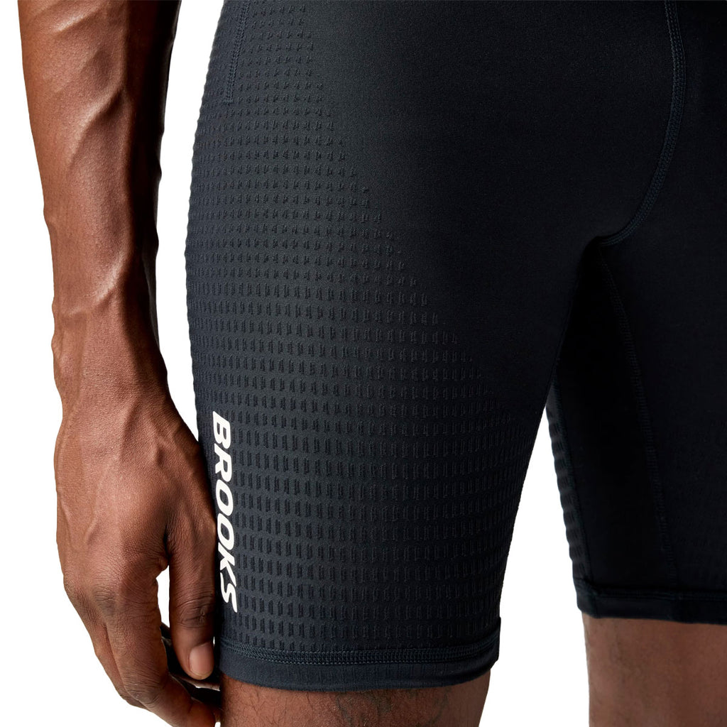 Brooks Hyperion Elite kort tight herrebuks med logoprint