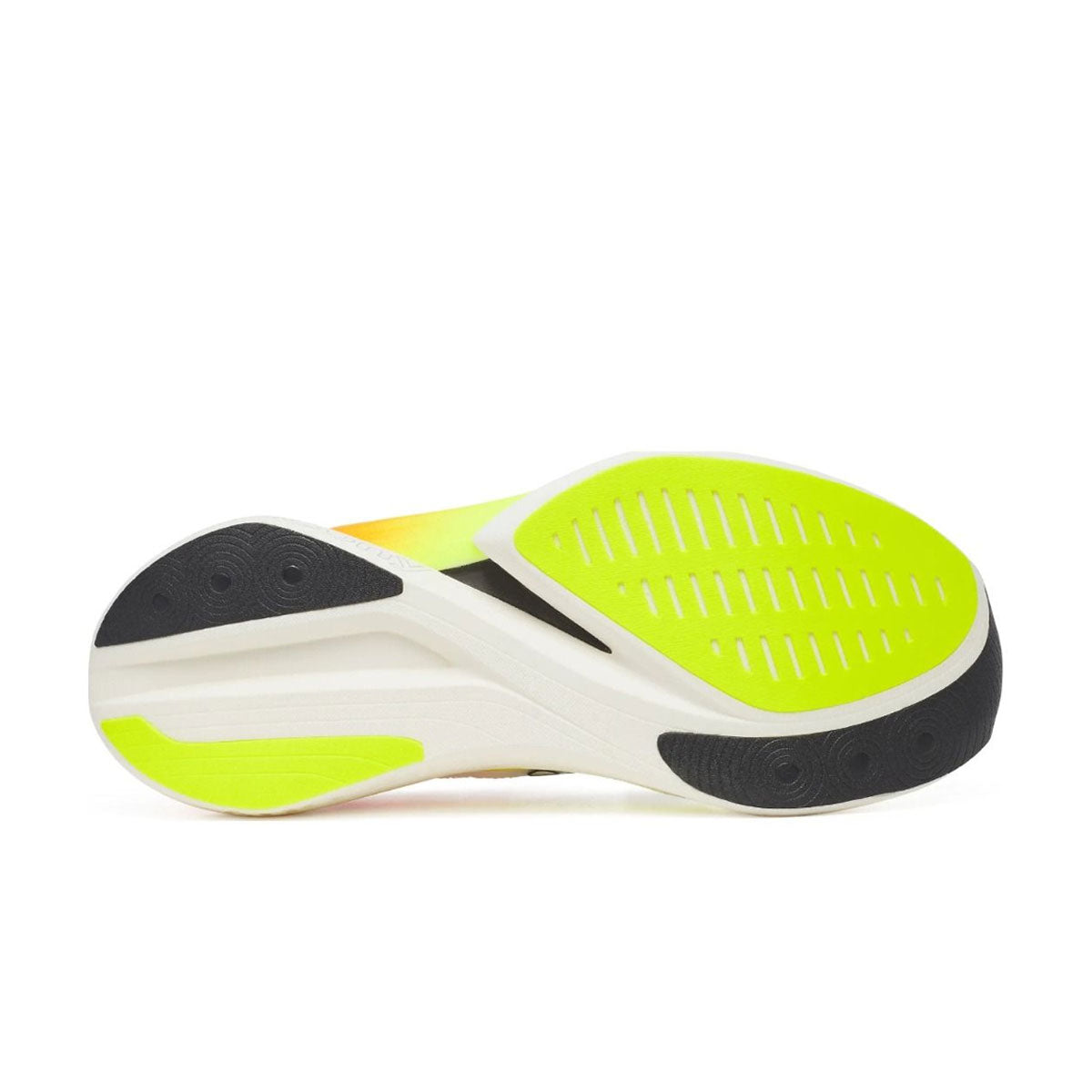 Saucony Endorphin Elite 2 løbesko med synlig sål og hælgreb