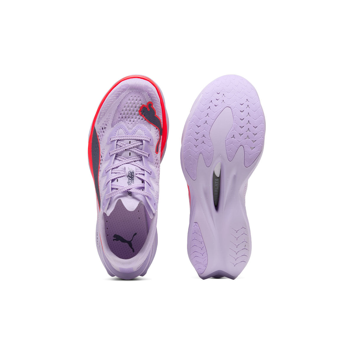 Puma Deviate NITRO Elite 4 Dame løbesko i lilla og rød