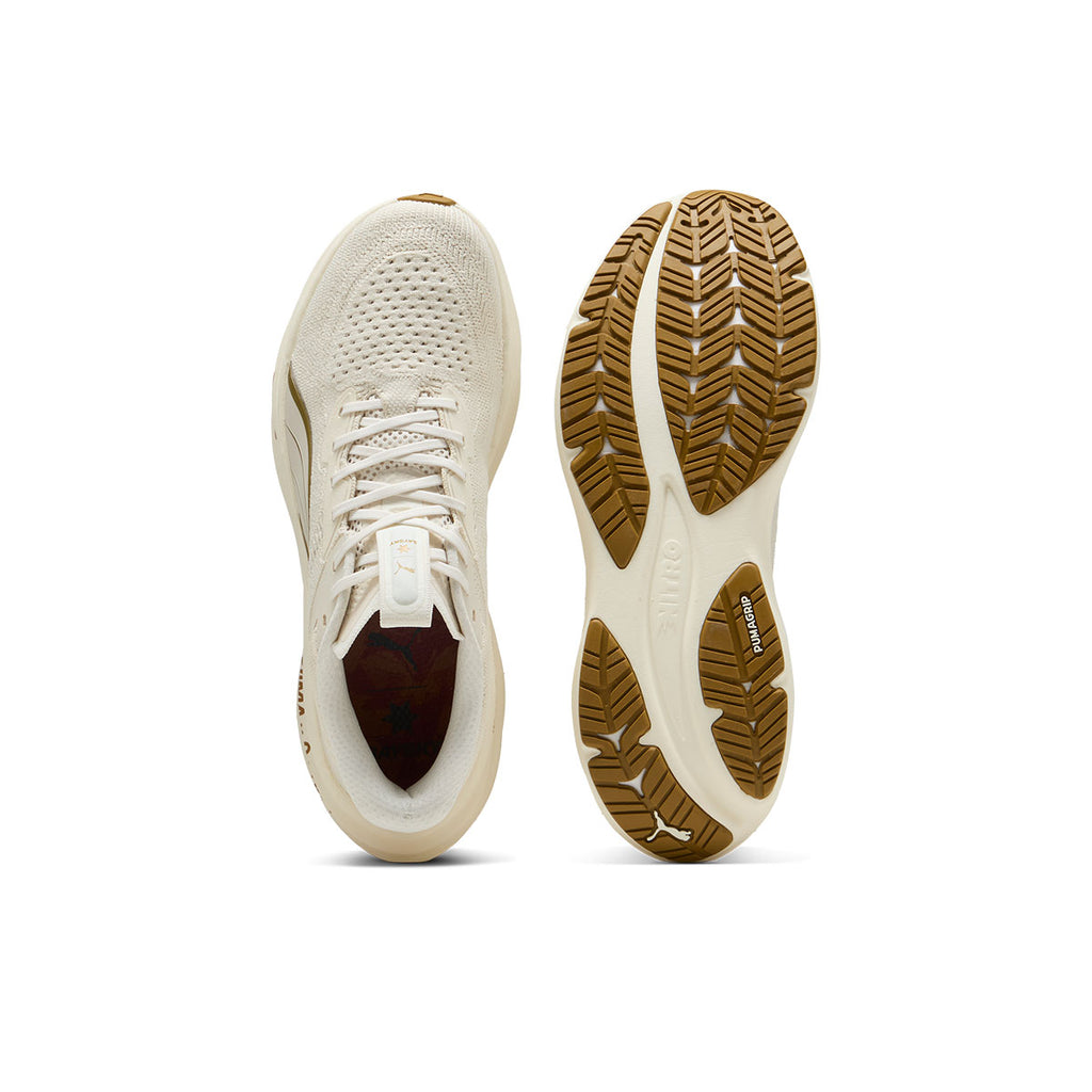Puma Magnify NITRO 3 Saysky herresko i hvid og brun