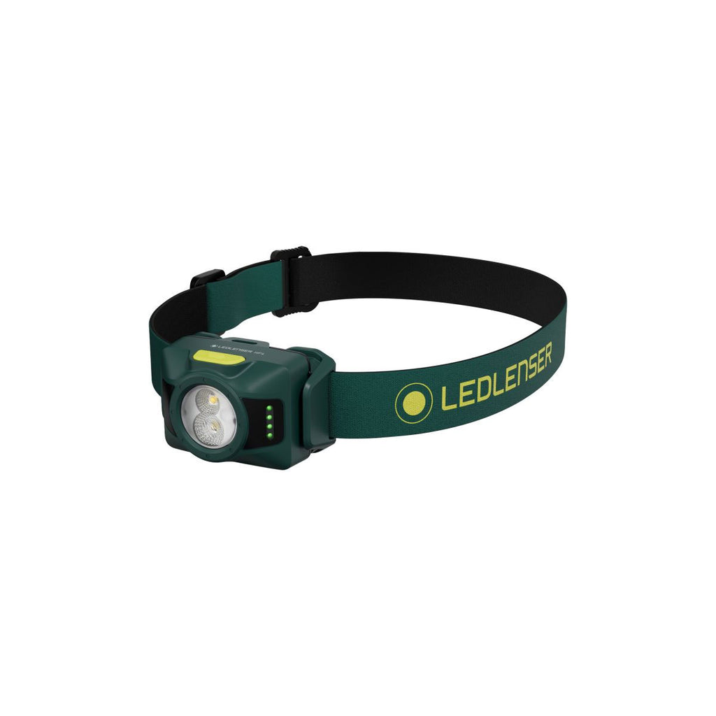 Ledlenser HF4 pandelampe med justerbart hovedbånd og forlygte