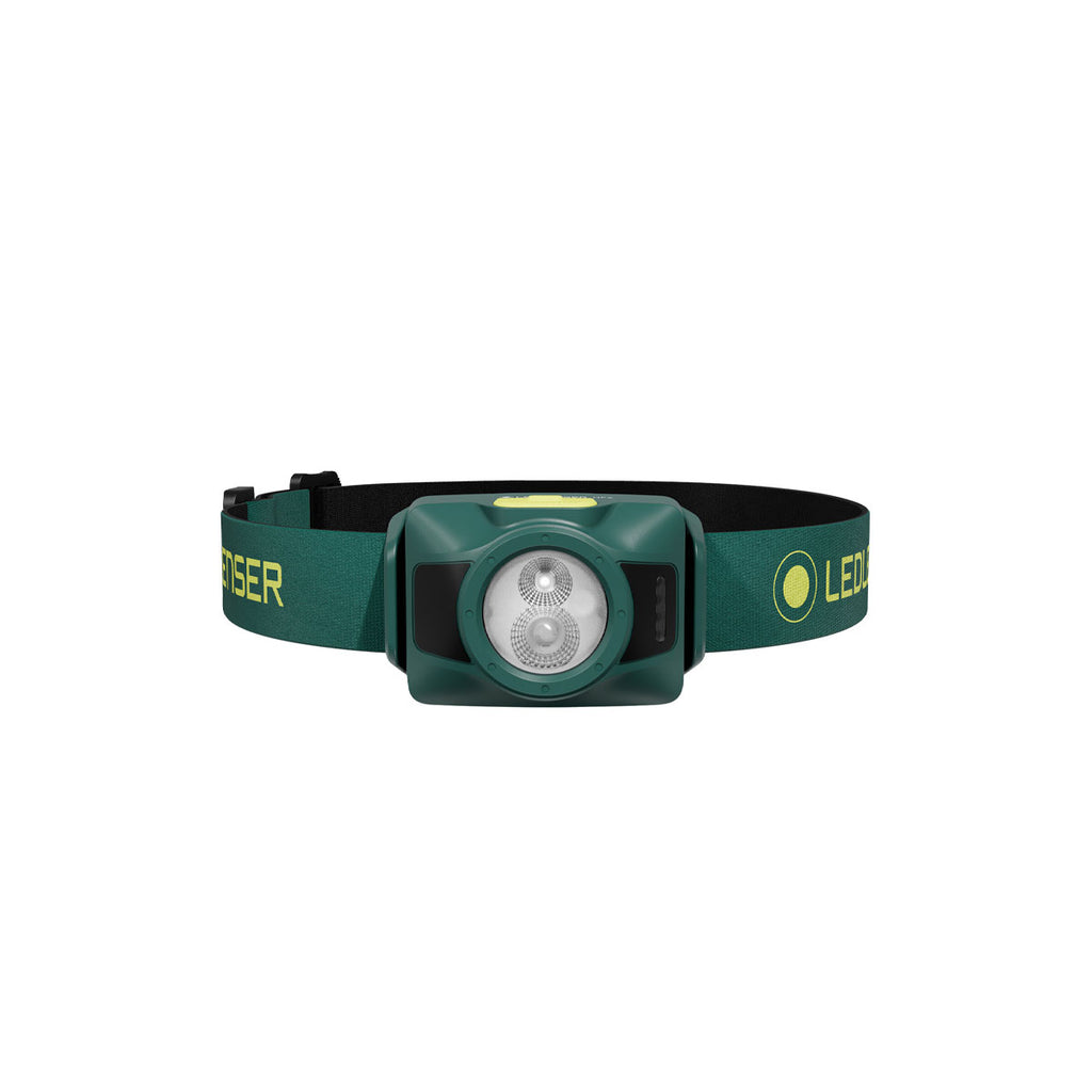 Ledlenser HF4 pandelampe med justerbart pandebånd og dobbelt LED-lys