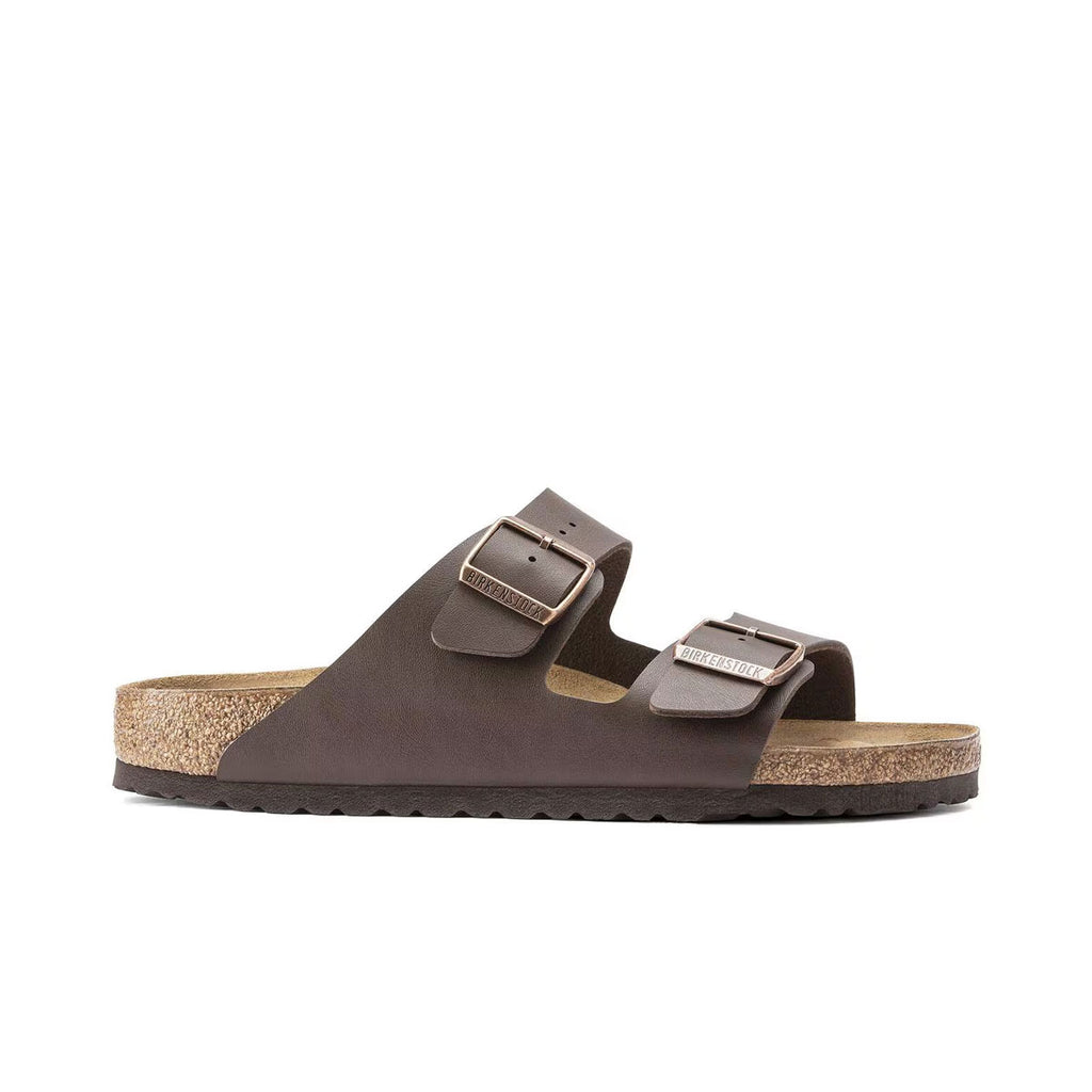 Birkenstock Arizona BF sandaler i mørkebrun med to spænder