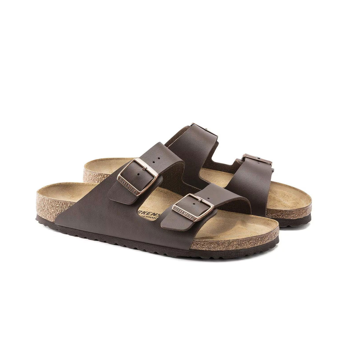 Birkenstock Arizona BF sandaler i mørkebrun farve