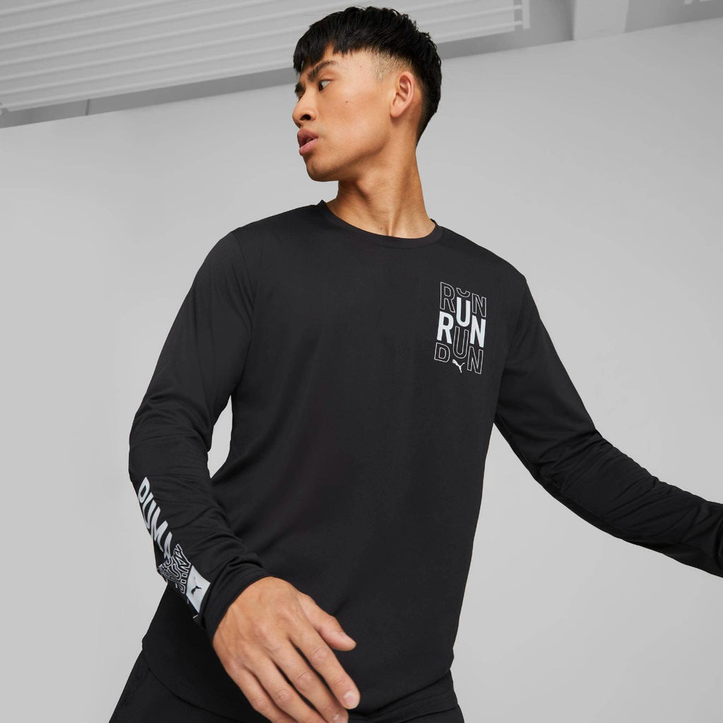 Puma Run LS Tee Herre