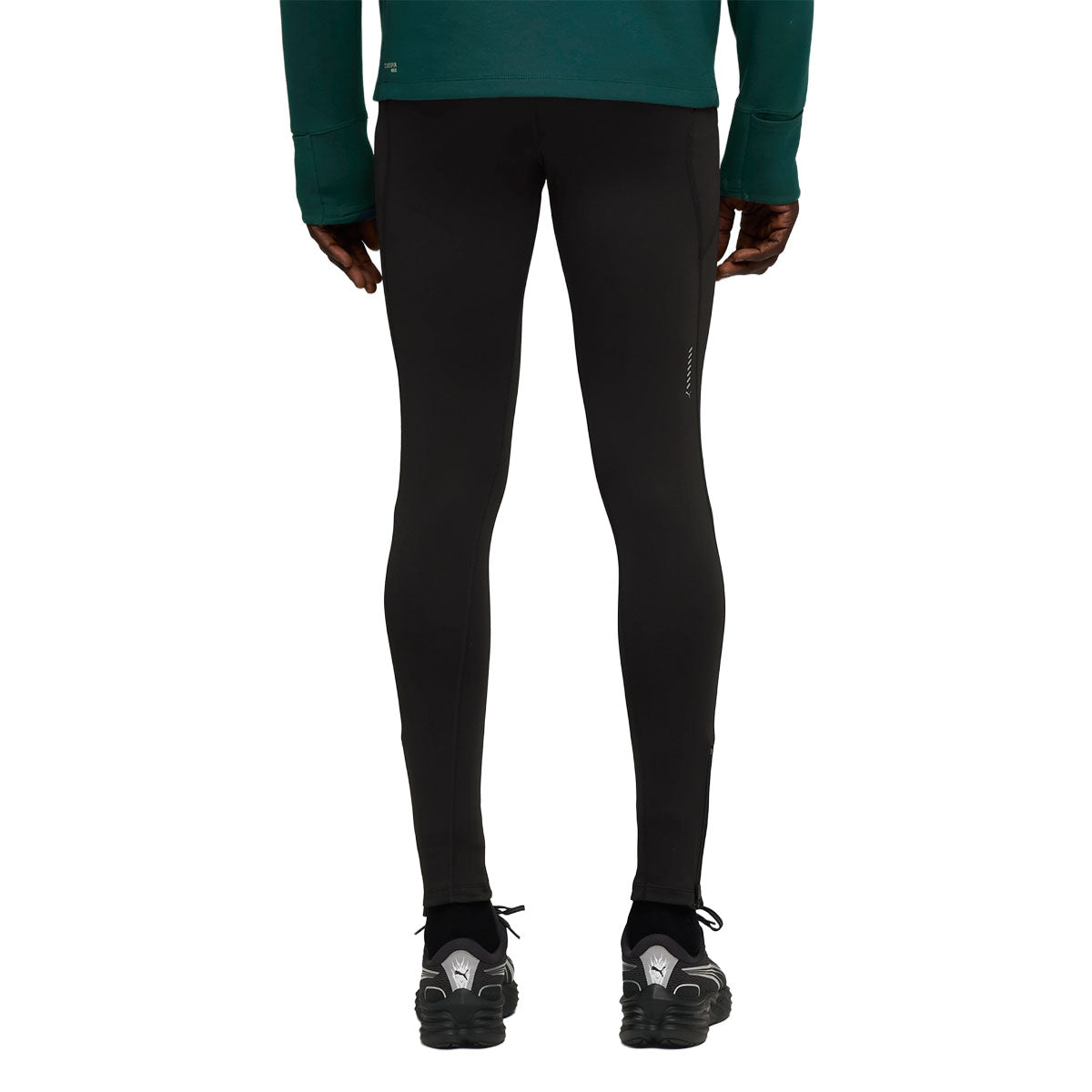 Puma Run Microfleece Tight til mænd i sort farve