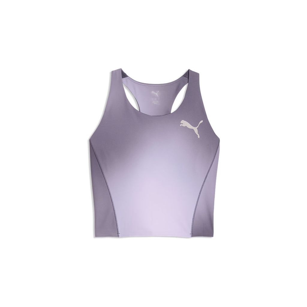 Lilla Puma Lightspeed AOP crop top til damer