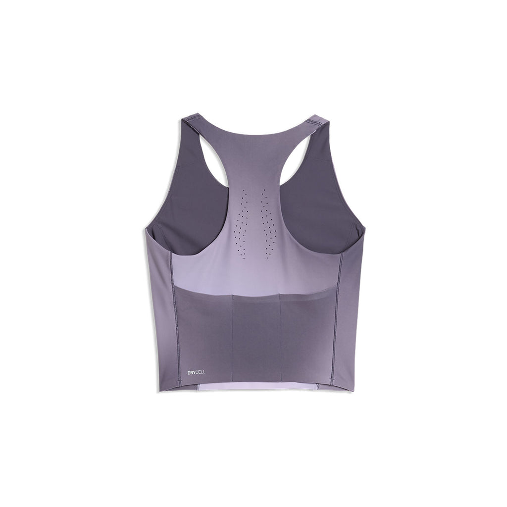 Lilla Puma Lightspeed AOP crop top dame med racerback-design