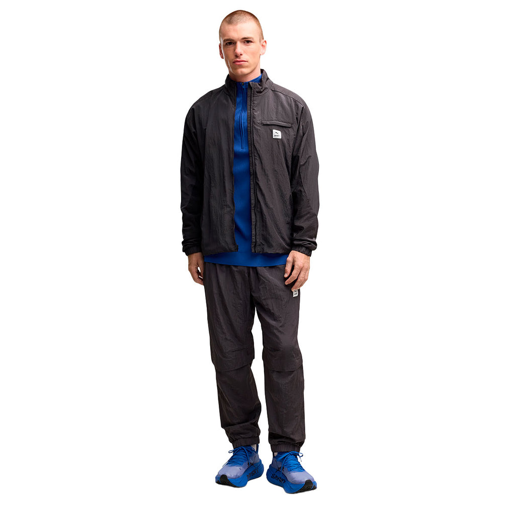 Sorte herrebukser med elastisk linning og sidelommer fra Puma SAYSKY
