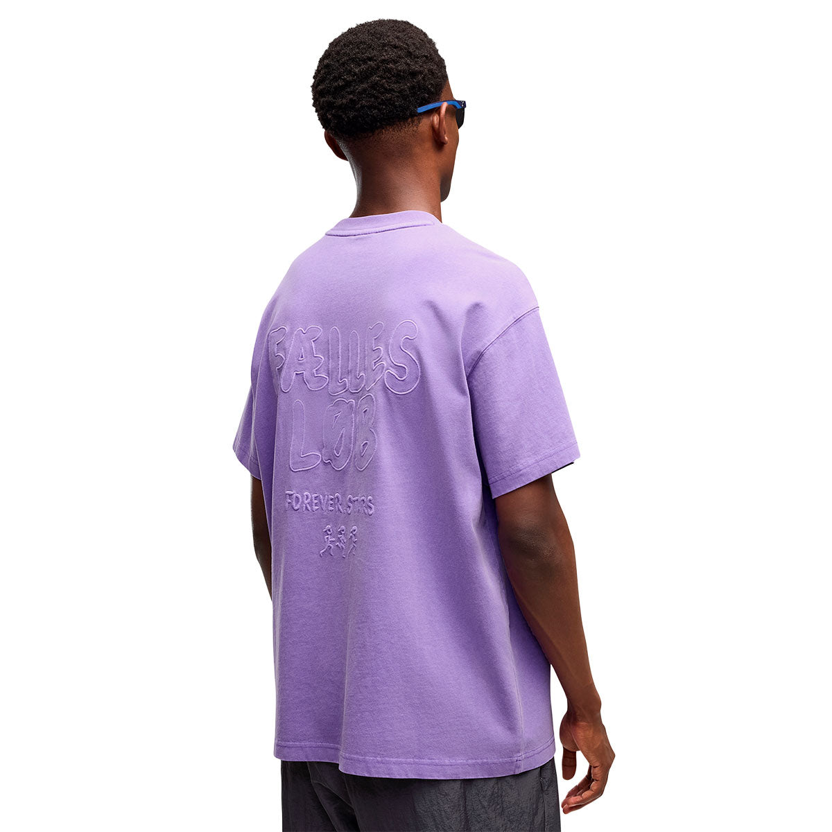 Lilla Puma X SAYSKY graphic team T-shirt med tryk på ryggen