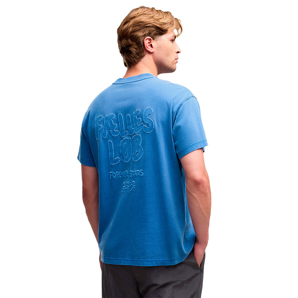 Blå Puma X SAYSKY T-shirt med grafisk rygtryk