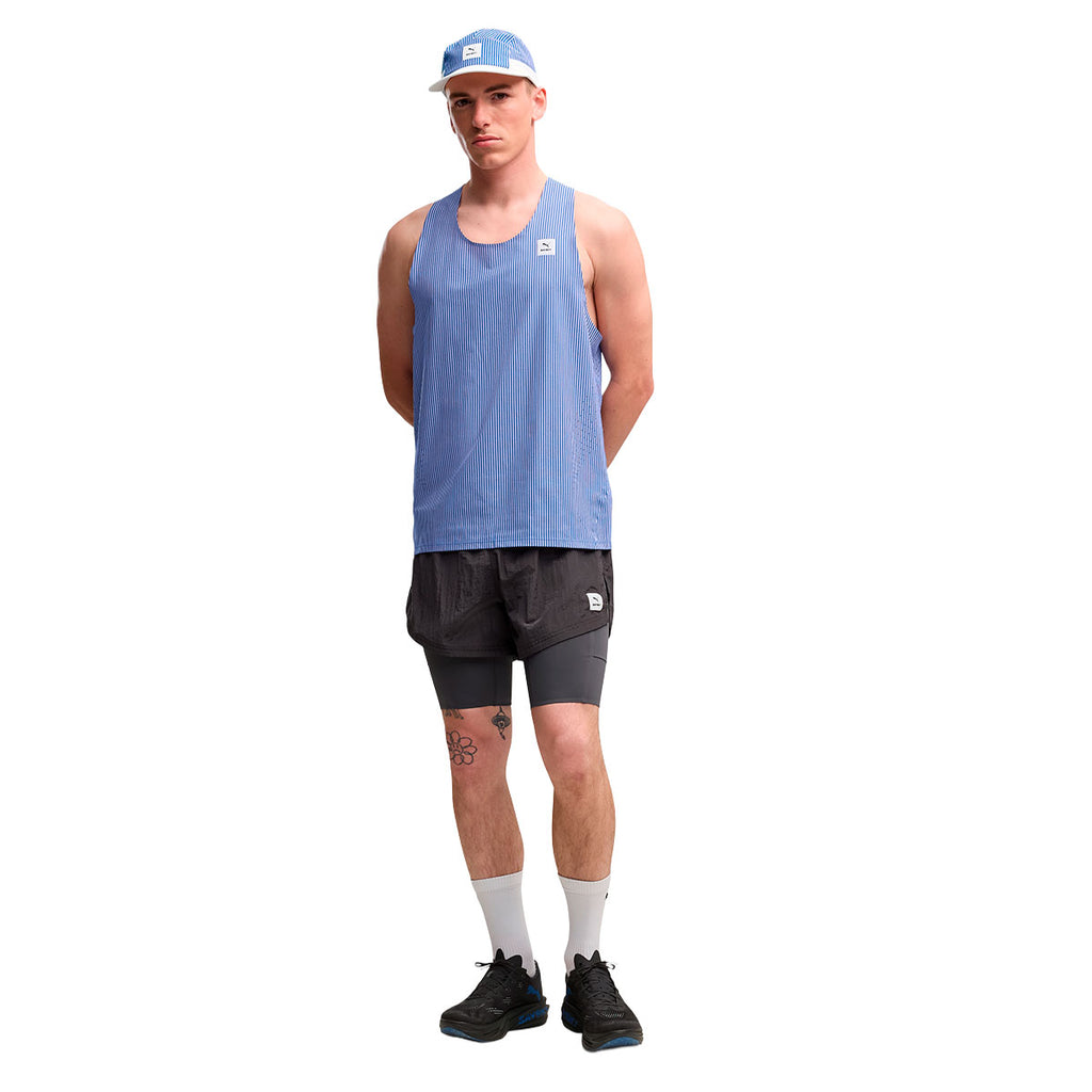 Puma X SAYSKY sorte 2-i-1 herre shorts med indershorts og logo