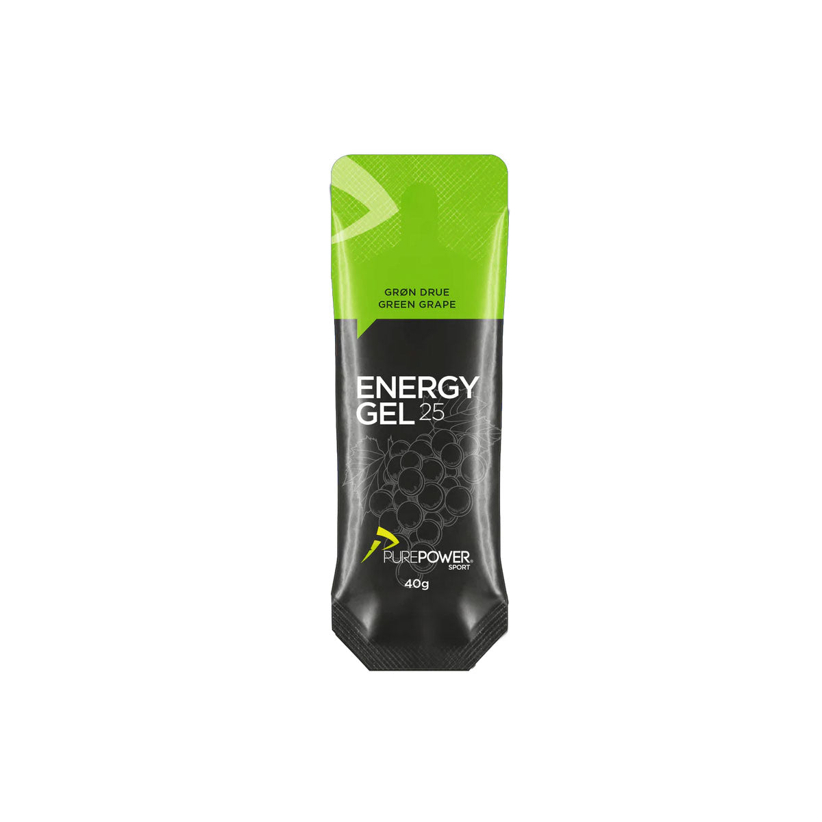 Purepower Energy Gel Grøn Drue 40 g