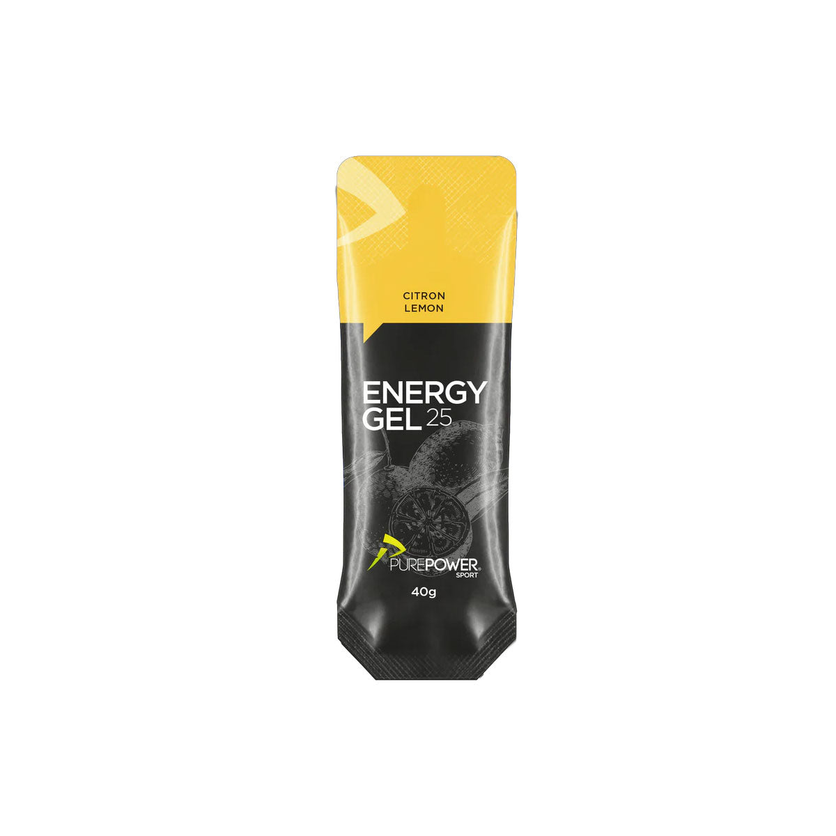 Purepower Energy Gel Citron 40 g energigel i pose