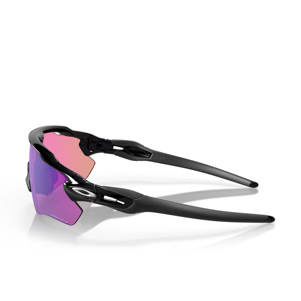 Oakley Radar EV Path Prizm Golf solbrille med sort stel og rosa linser