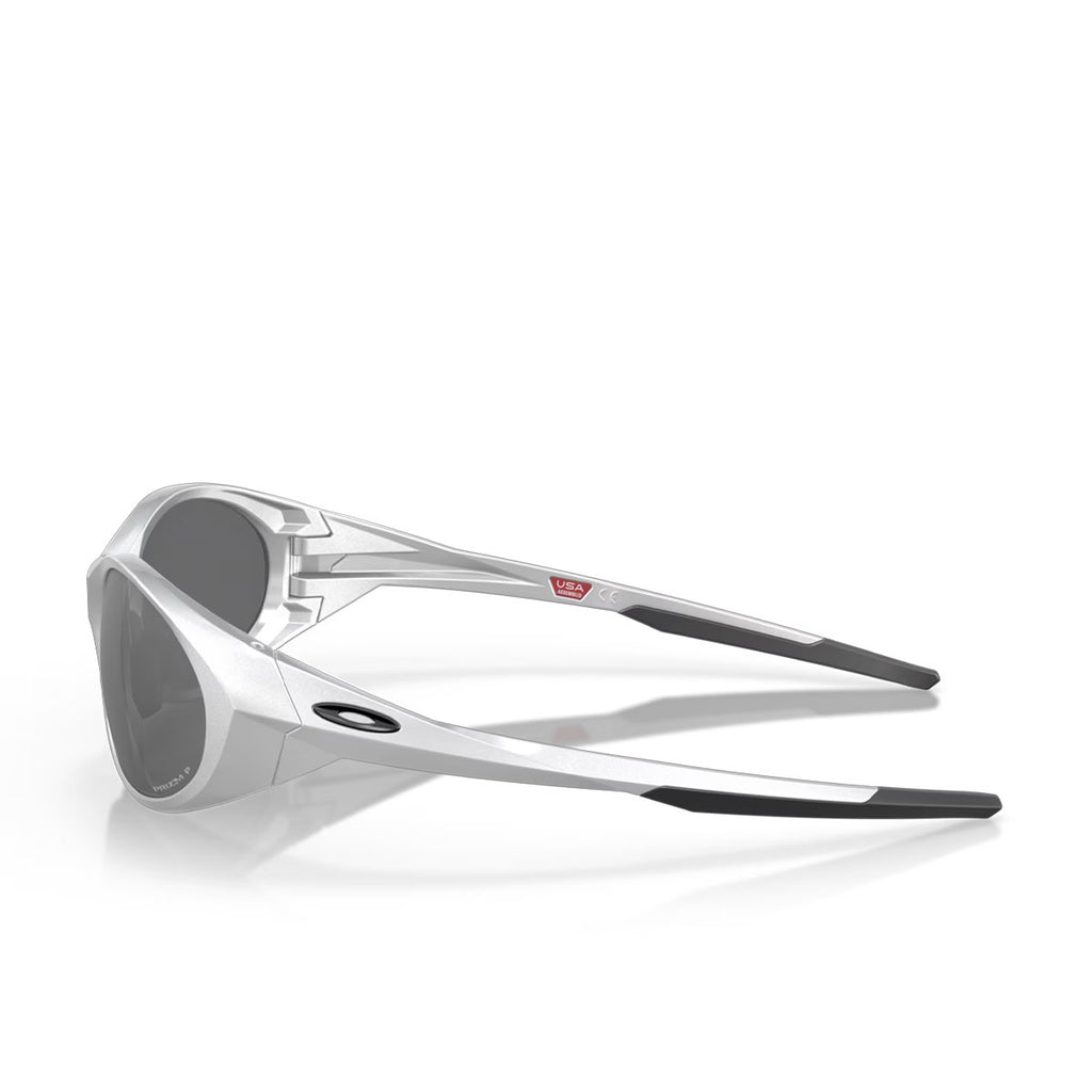 Sølvfarvede Oakley Eyejacket Redux med Prizm Black polariserede linser
