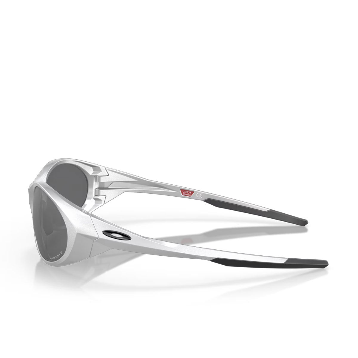 Sølvfarvede Oakley Eyejacket Redux med Prizm Black polariserede linser