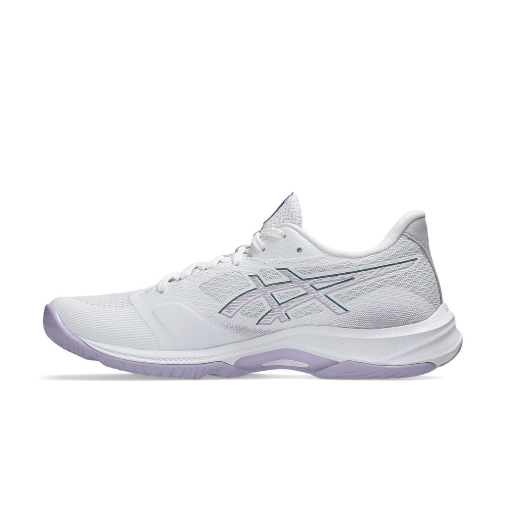 ASICS Netburner Ballistic FF 4 Dame løbesko i hvid og lilla