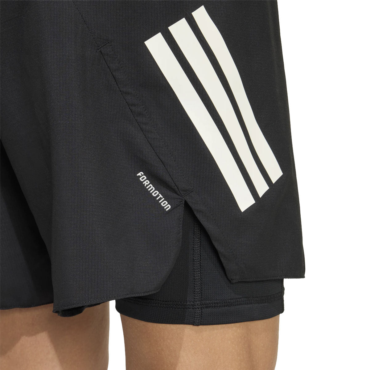 Adidas Adi365 2in1 shorts til herrer i sort med striber