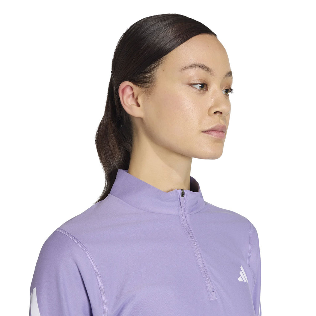 Lilla Adidas Adi365 langærmet ½ zip til damer