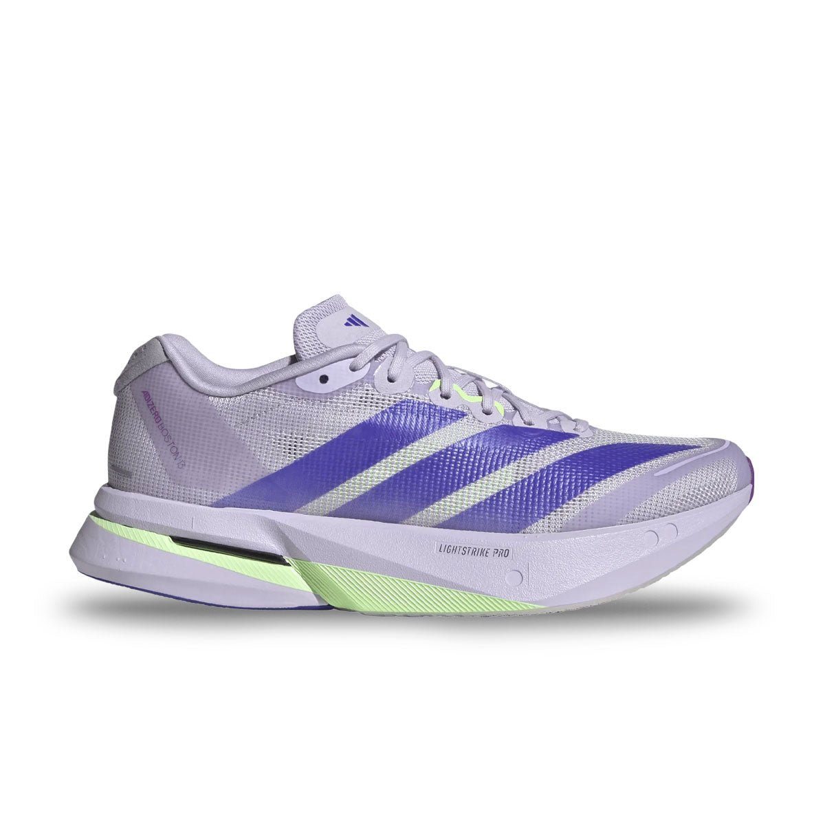 Adidas Adizero Boston 13 Dame løbesko i lilla og grønne nuancer