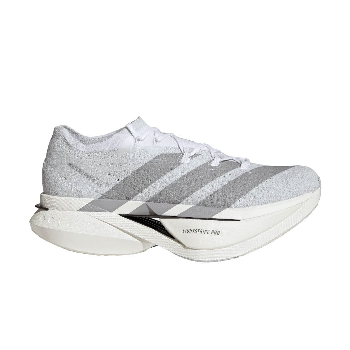Adidas Adizero Prime X3 Strung herresko i hvid og grå