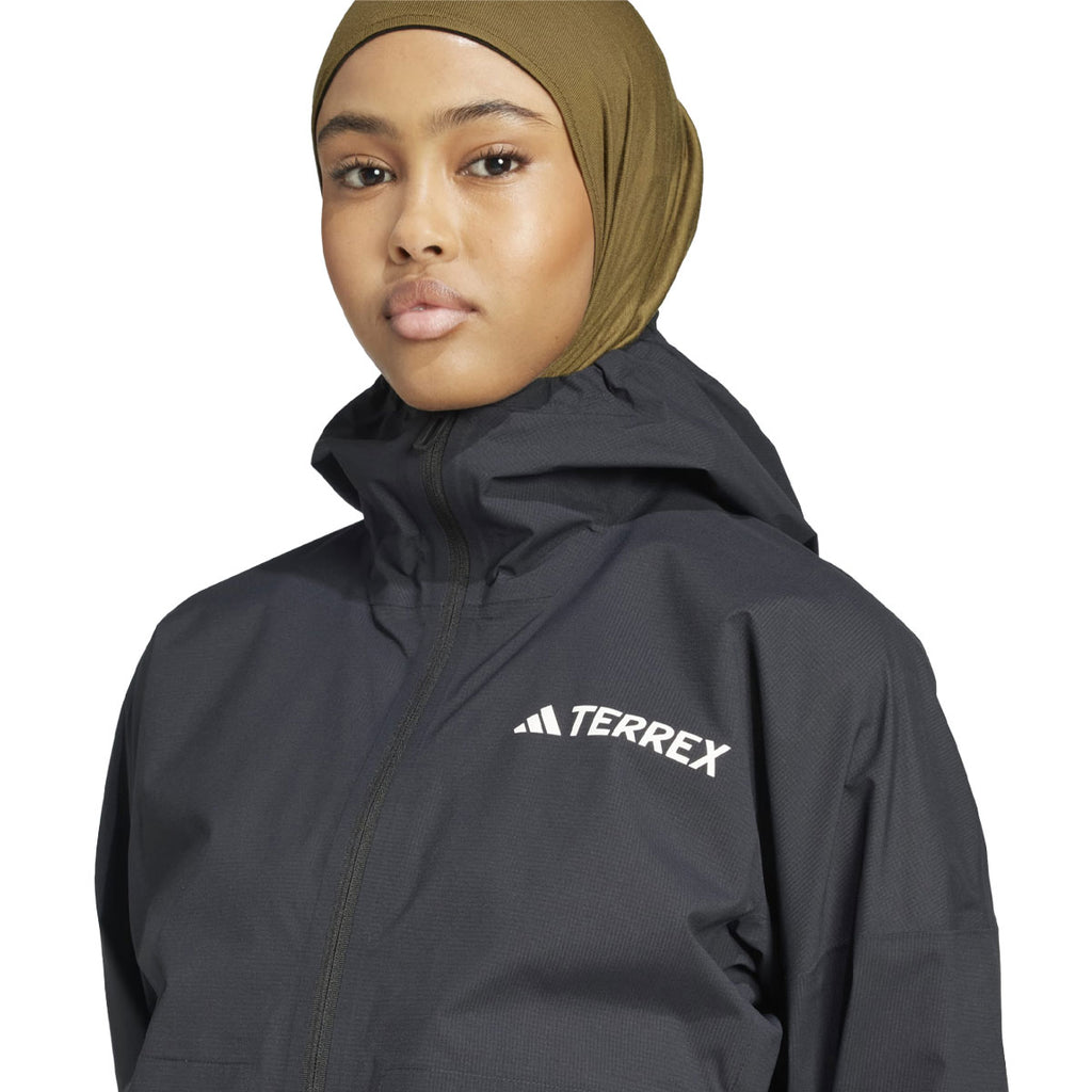 Adidas XPR Light Wind Jacket Dame i sort med hætte