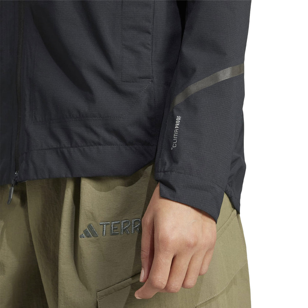 Adidas XPR Light Wind Jacket Dame i sort med refleksdetaljer
