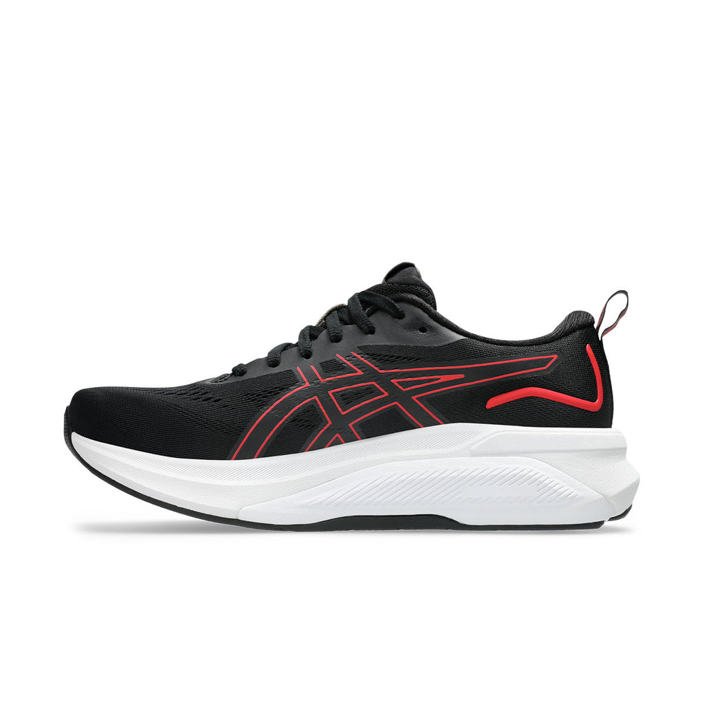 Asics Gel-Fortitude Dame løbesko i sort med røde detaljer