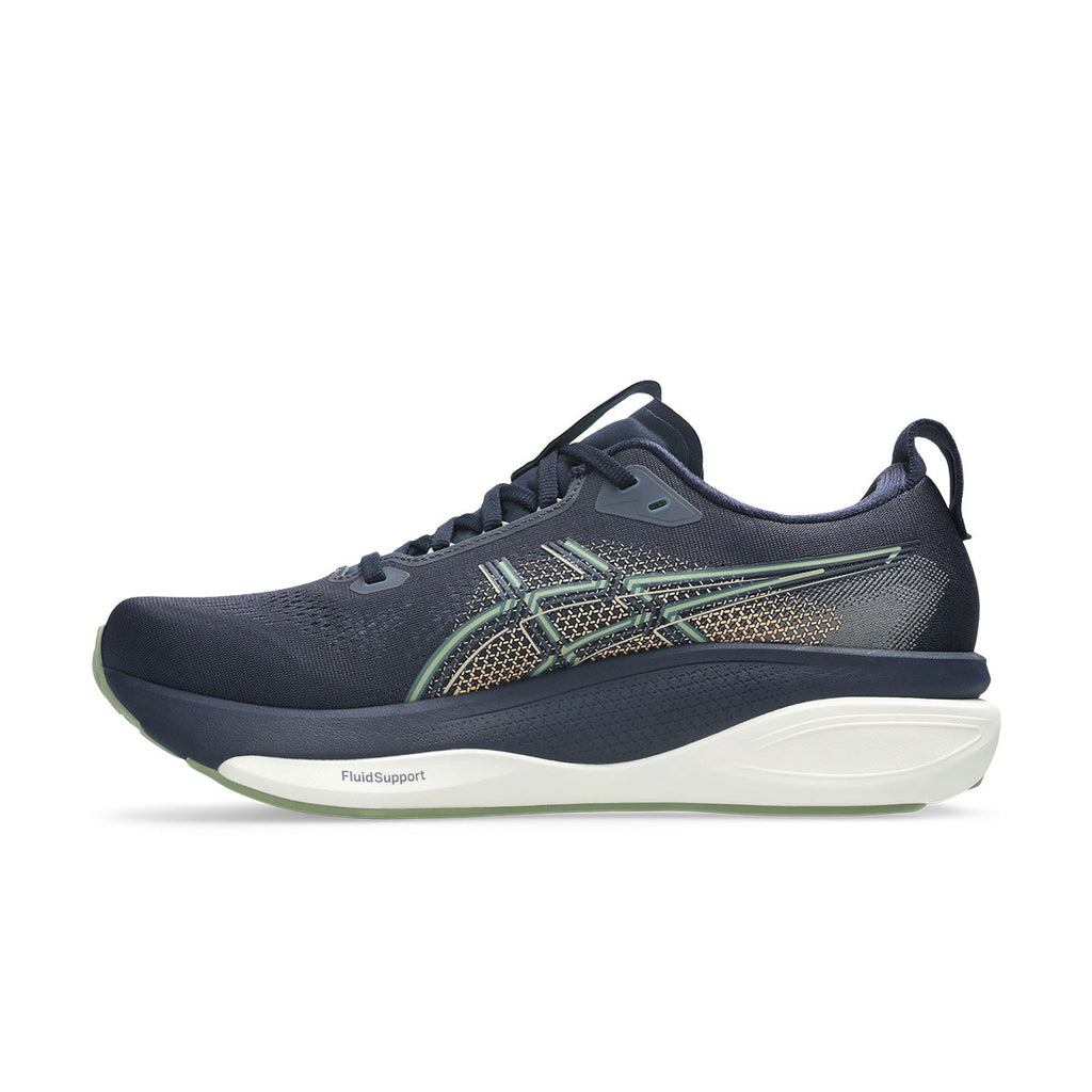 Asics Gel-Kayano 33 herre løbesko i navy og grøn