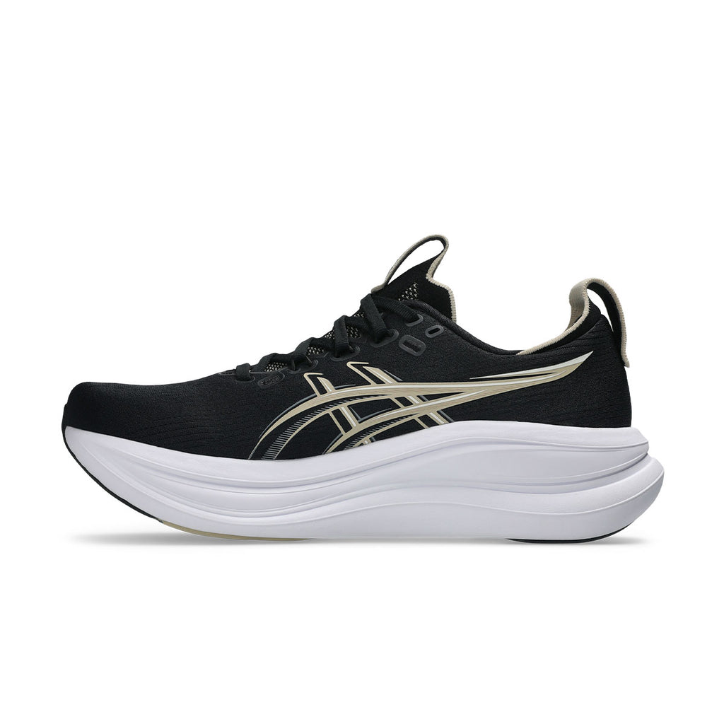 Asics Gel-Nimbus 28 herre løbesko i sort og hvid