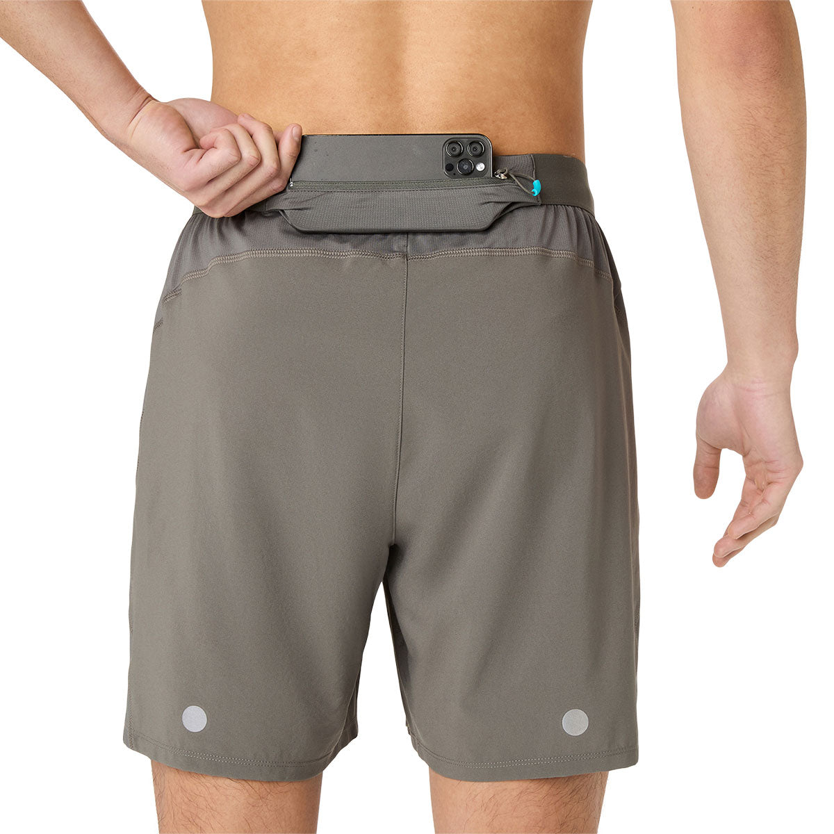 Asics Road 2in1 7" shorts til mænd med baglomme