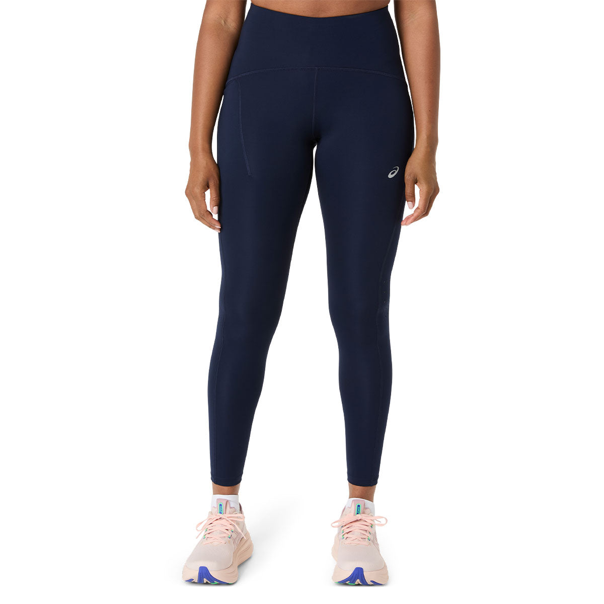 Asics Road High Waist Tight til damer i mørkeblå farve