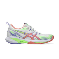 Asics Sonicsmash FF Dame indendørssko i hvid og grøn nuance