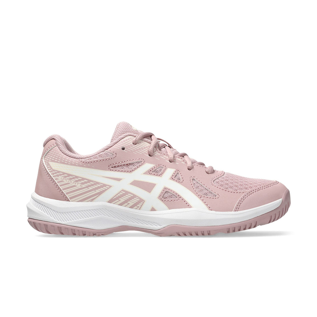 Asics Upcourt 6 GS indendørssko i lyserød med hvid detalje