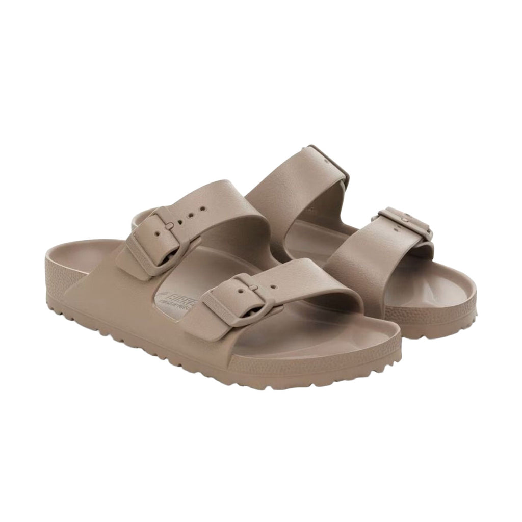 Grå taupe Birkenstock Arizona EVA sandaler med to spænder