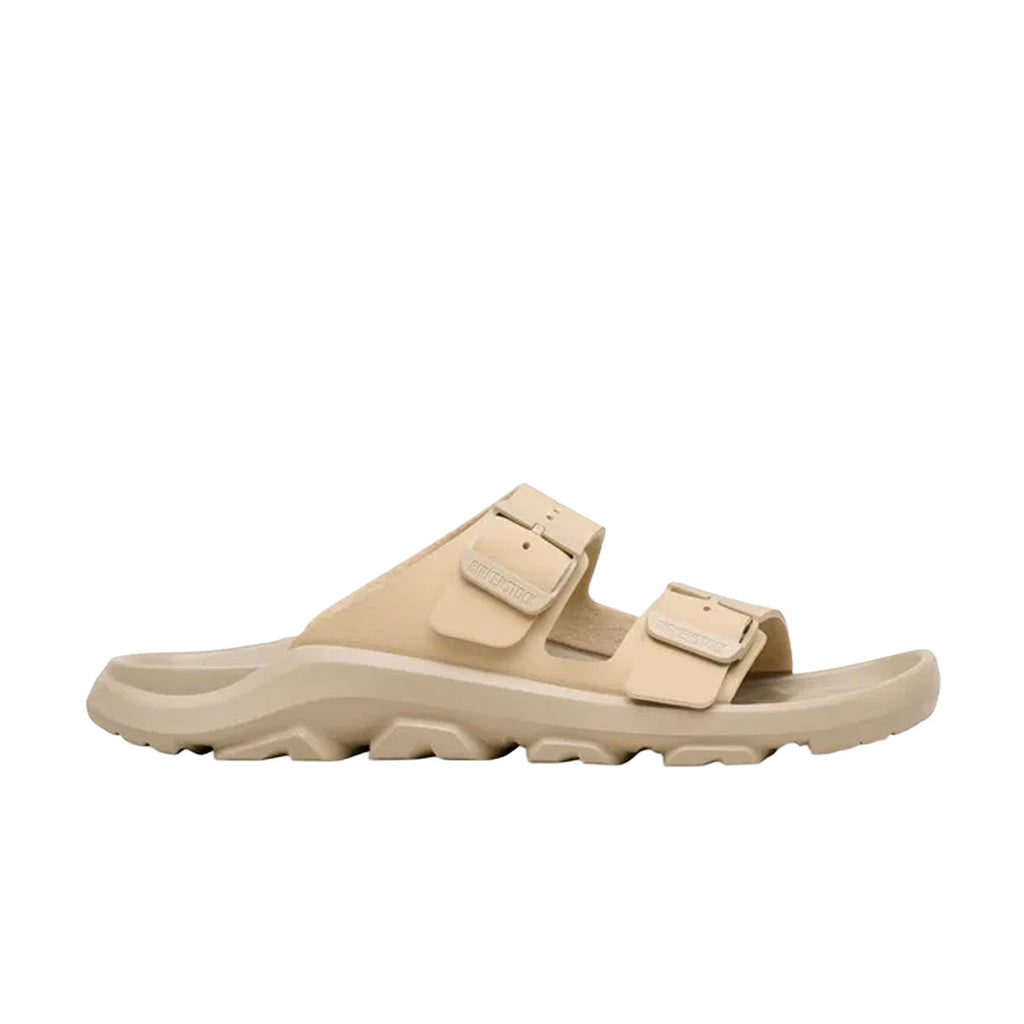 Birkenstock Mogami 2S sandaler i sandfarvet med to spænder