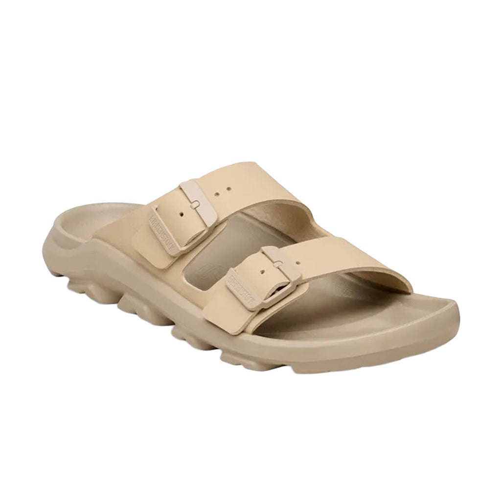 Birkenstock Mogami 2S sandaler i sandfarvet med to remme