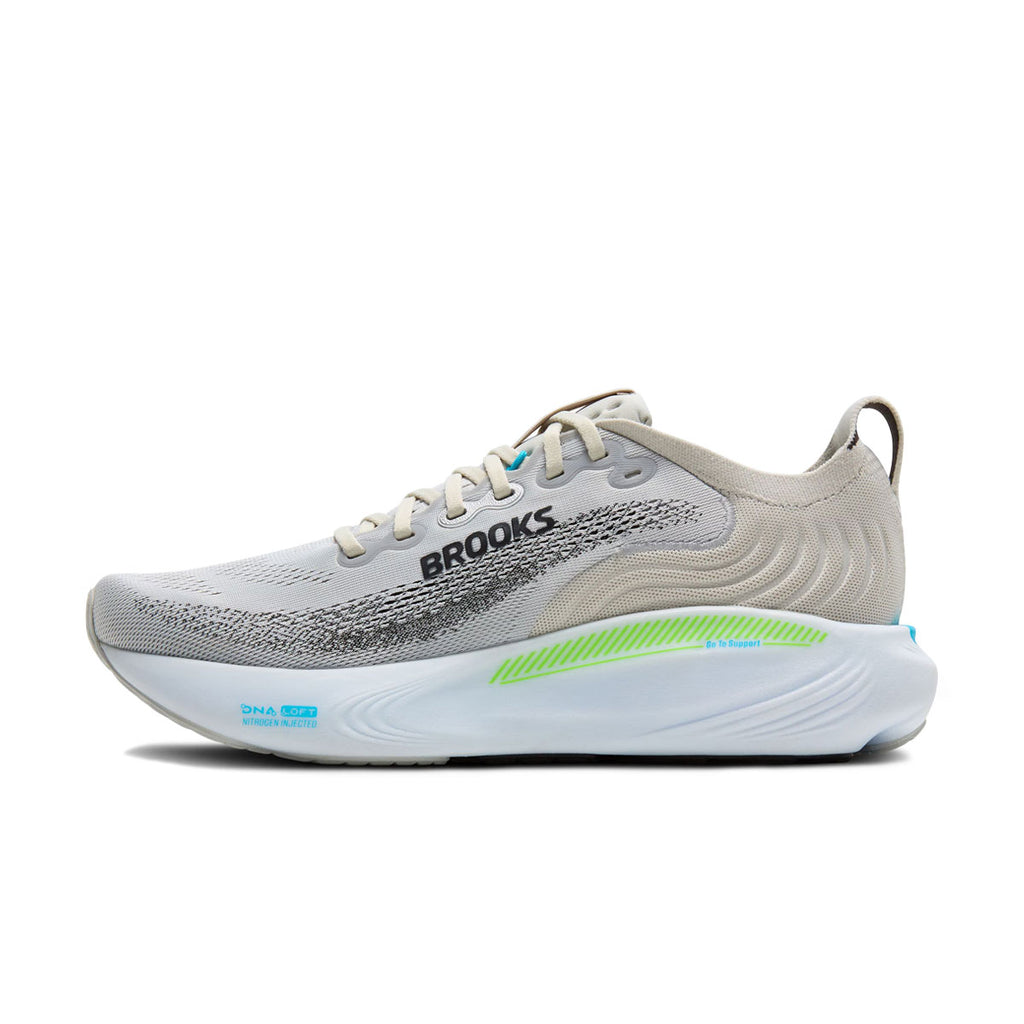 Brooks Adrenaline GTS 25 herre løbesko i grå og grøn