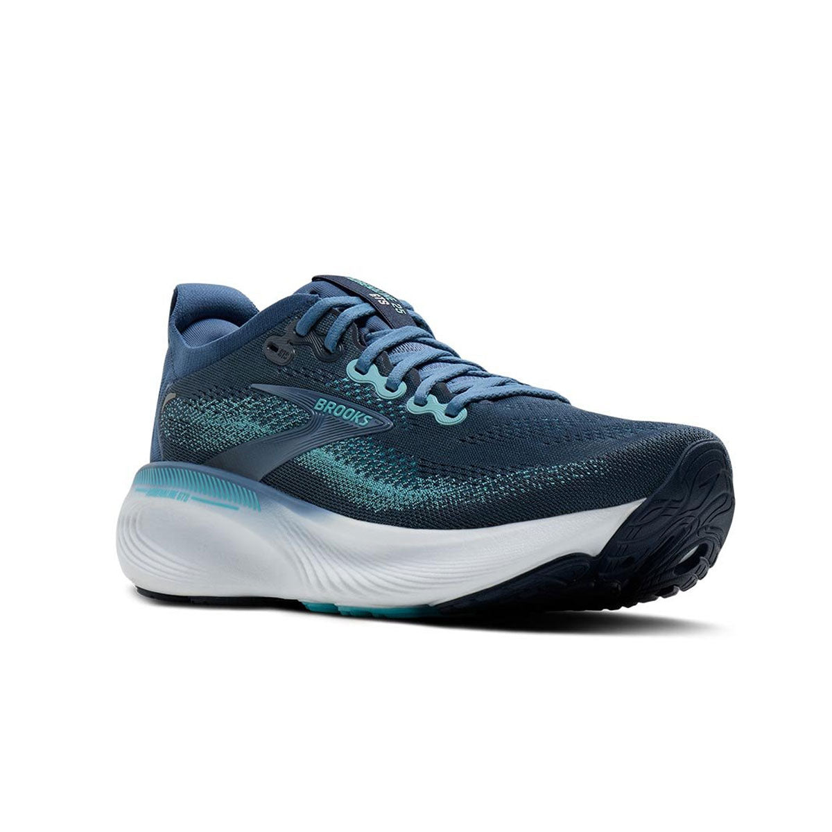 Brooks Adrenaline GTS 25 Herre løbesko i blå og grøn farve